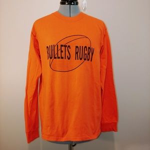 Ultra Cotton men's Bullet Rugby long sleeve tee